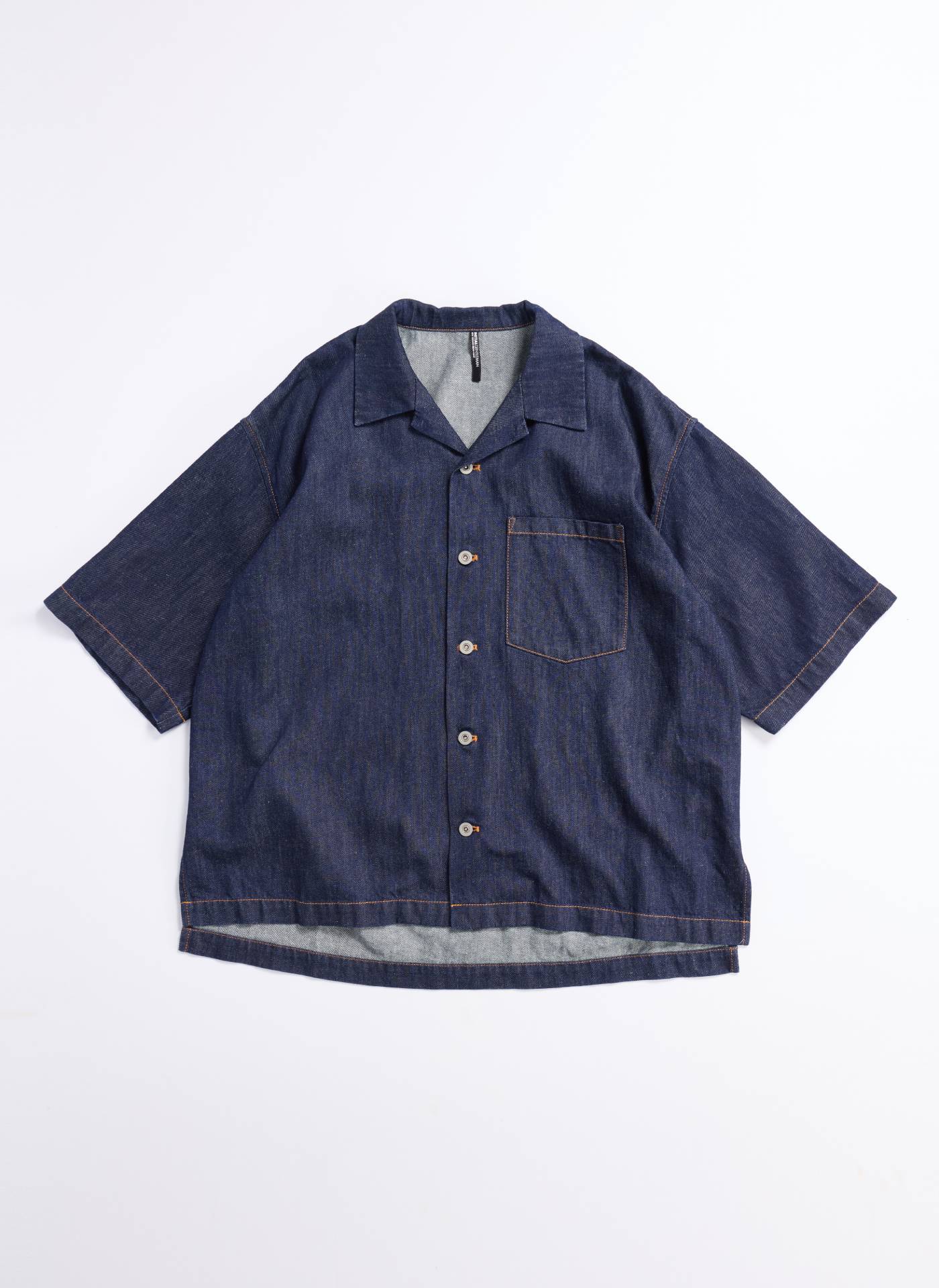 Premium Indigo Cotton Linen Denim Shirt Jacket for Men & Women - Casual Overshirt with Button Front & Chest Pockets - Perfect for Layering, Outdoor Adventures & Streetwear Fashion