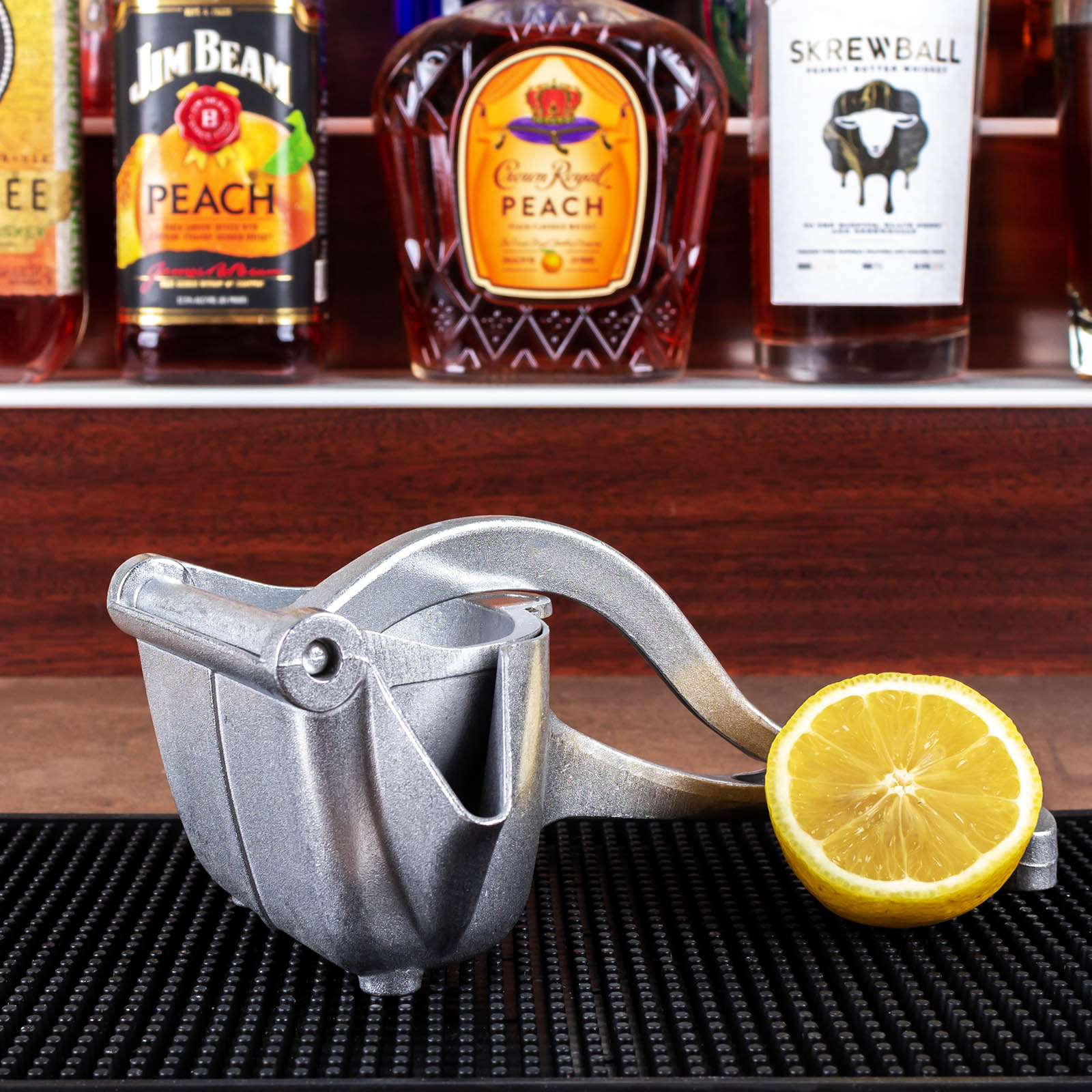 BarConic® Premium Manual Aluminum Fruit Juicer - Hand Press Citrus Juicer for Lemon, Orange, Lime - Perfect for Home Kitchen, Bar, and Restaurant Use