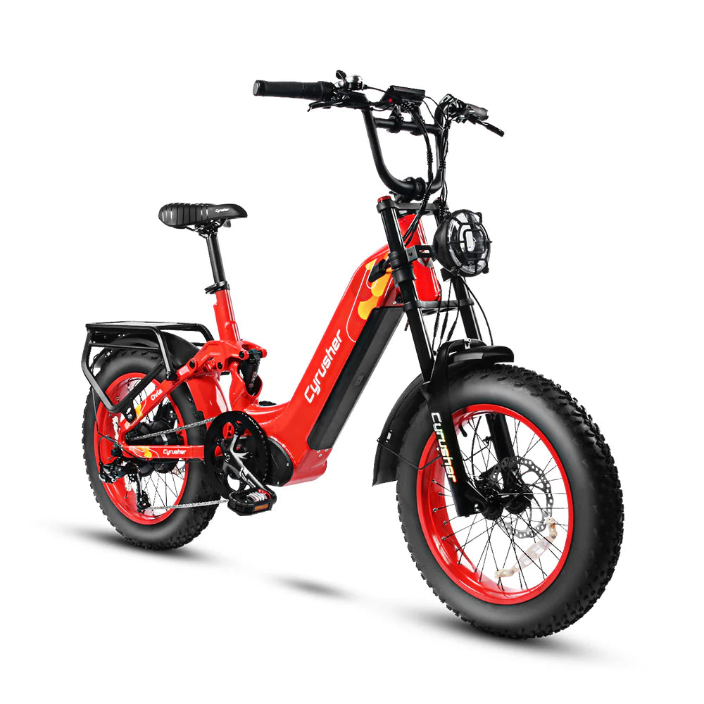 Cyrusher Ovia 750W Step-Through Electric Bike - 28 MPH Top Speed, 52 Mile Range - Perfect for Commuting, City Riding & Leisure Cycling
