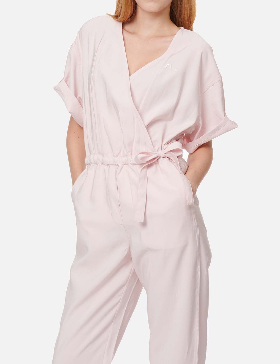 Seagull Embroidery Wrapped Jumpsuit for Women - Boho Chic Summer Romper - Beach Vacation Outfit & Festival Fashion