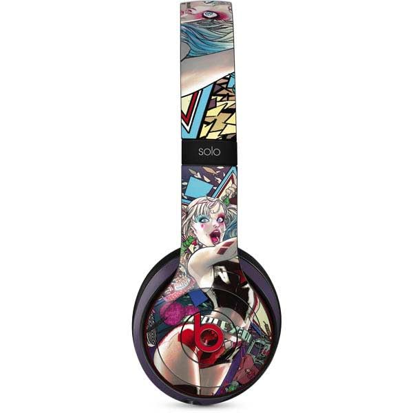Skinit Officially Licensed DC Comics Harley Quinn Action Pose Decal Skin for Beats Solo 3 Wireless Headphones - Perfect for Music Lovers & Comic Fans
