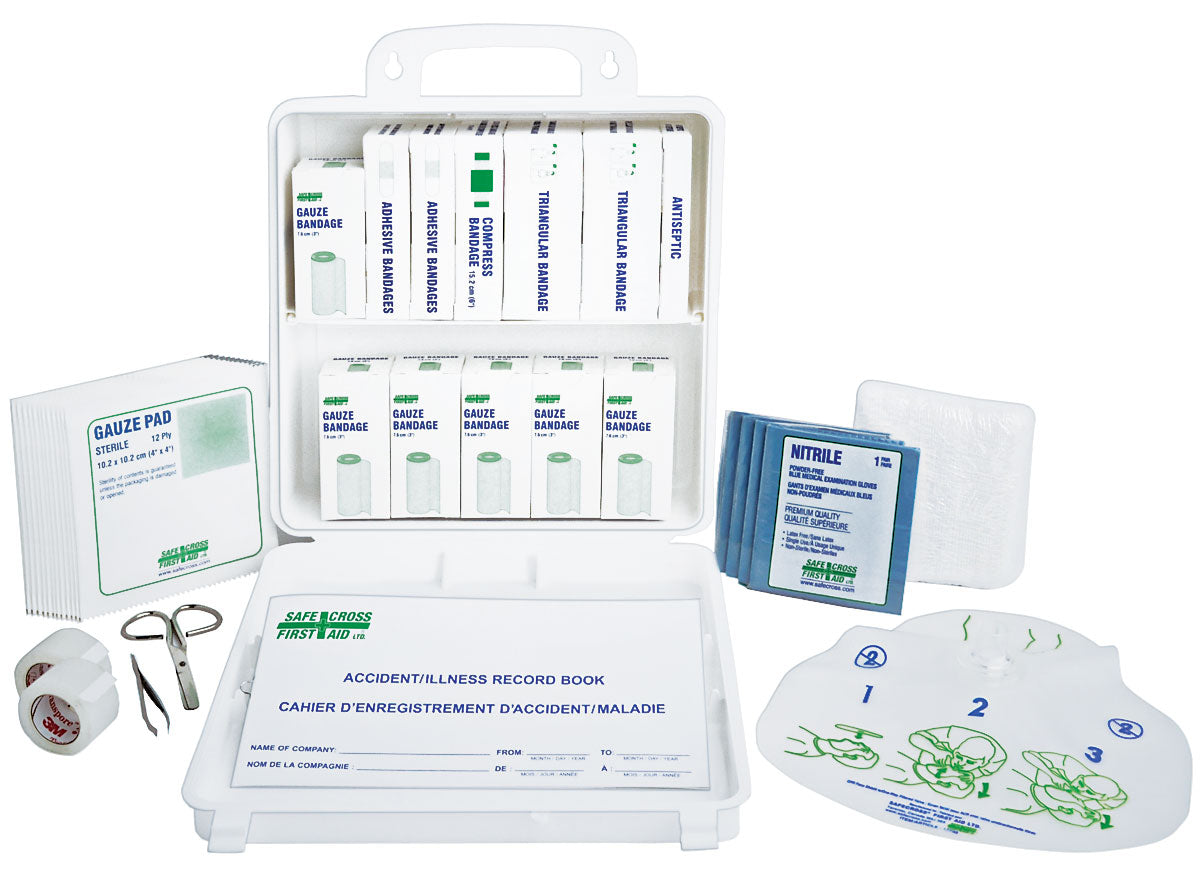 Federal Type B Plastic Kit - Durable & Lightweight Emergency First Aid Supplies for Home, Car, and Outdoor Safety