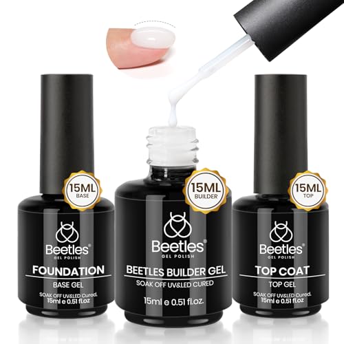 15ml Top & Base & White Beetles Builder Gel