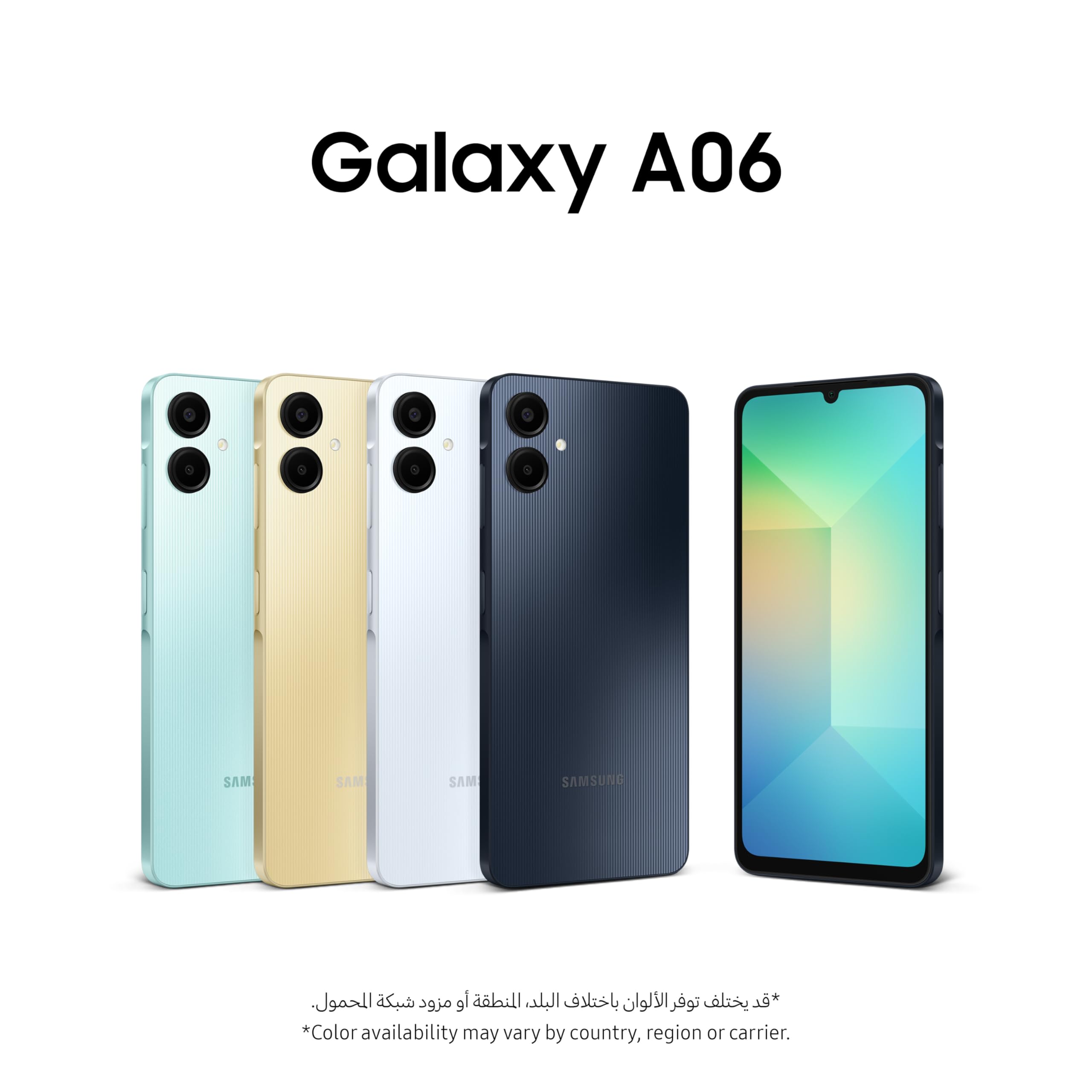 Samsung Galaxy A06 LTE Android Smartphone - Dual SIM 4GB RAM 64GB Storage Black | Fast 4G LTE Smartphone for Streaming, Gaming & Productivity