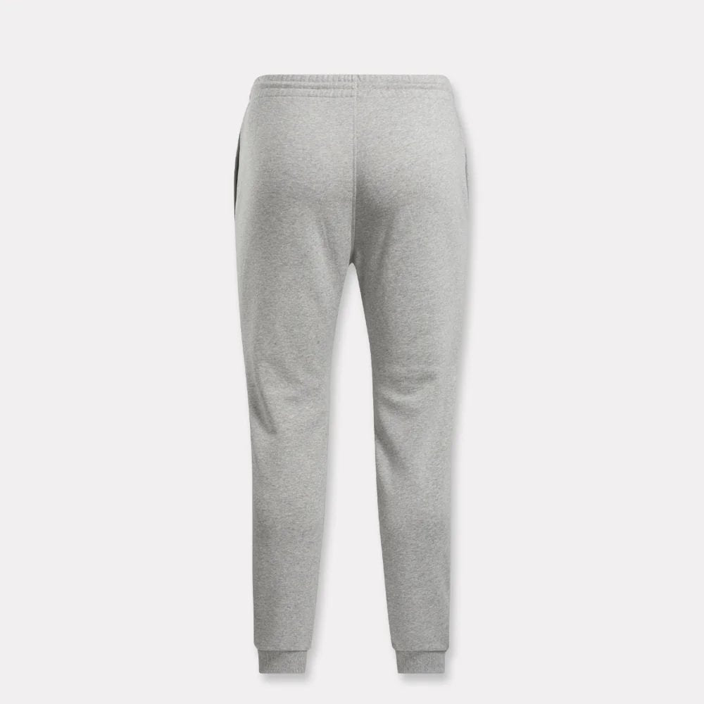 Reebok Men's Identity Small Logo Grey Track Pants - Comfortable Athletic Joggers for Running, Gym & Casual Wear