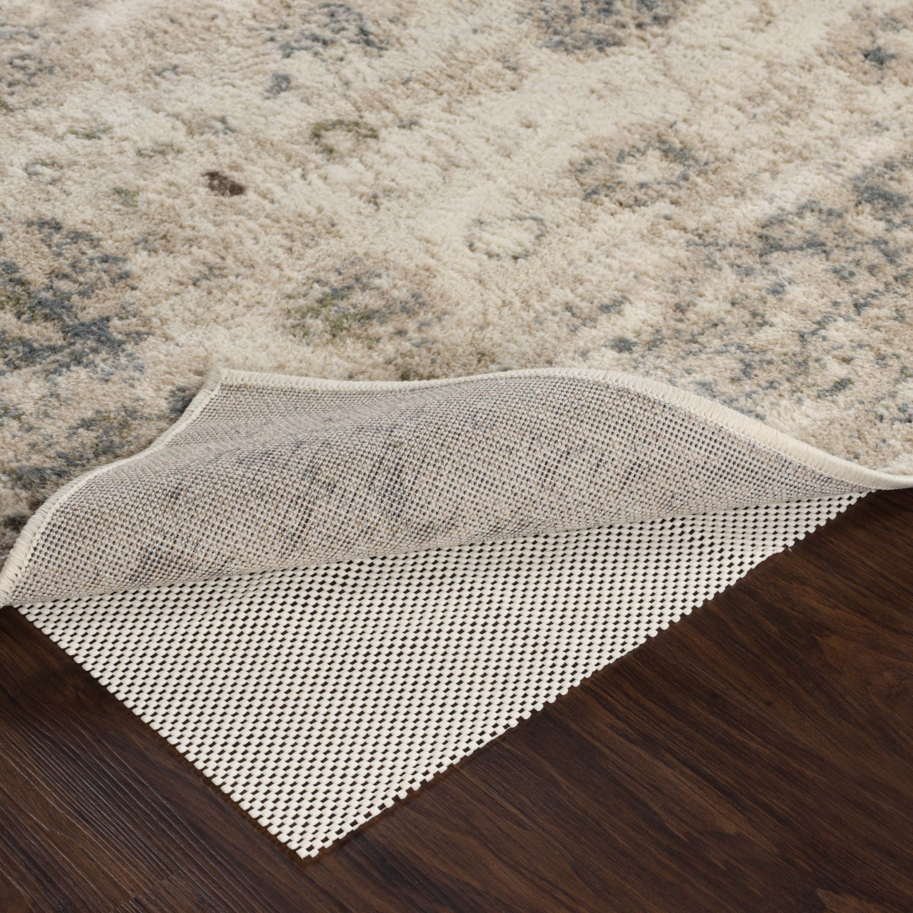 Rio Reversible Non-Slip Ultra Grip Foam Mesh Rug Pad for Hardwood Floors - Perfect for Living Room, Bedroom & High Traffic Areas