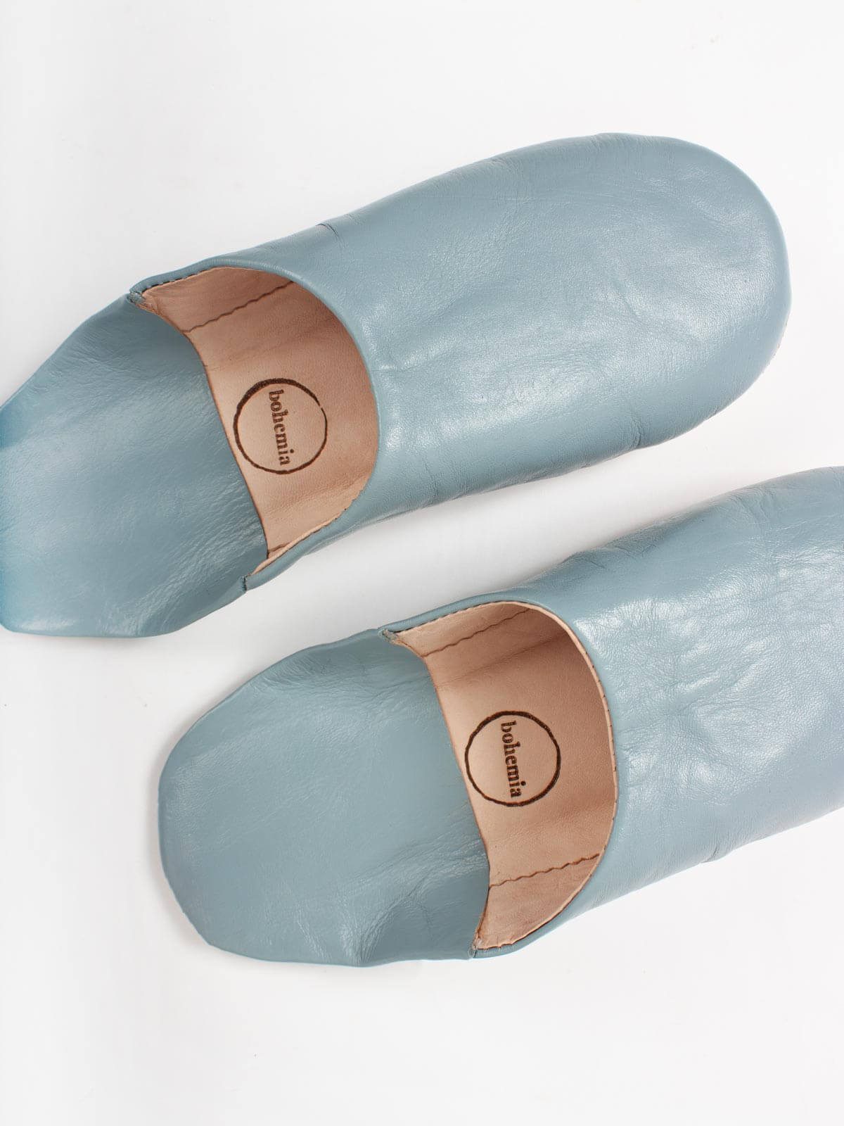Authentic Moroccan Men's Babouche Slippers - Soft Leather Grey House Shoes | Comfortable Indoor/Outdoor Slippers for Relaxation & Lounge Wear