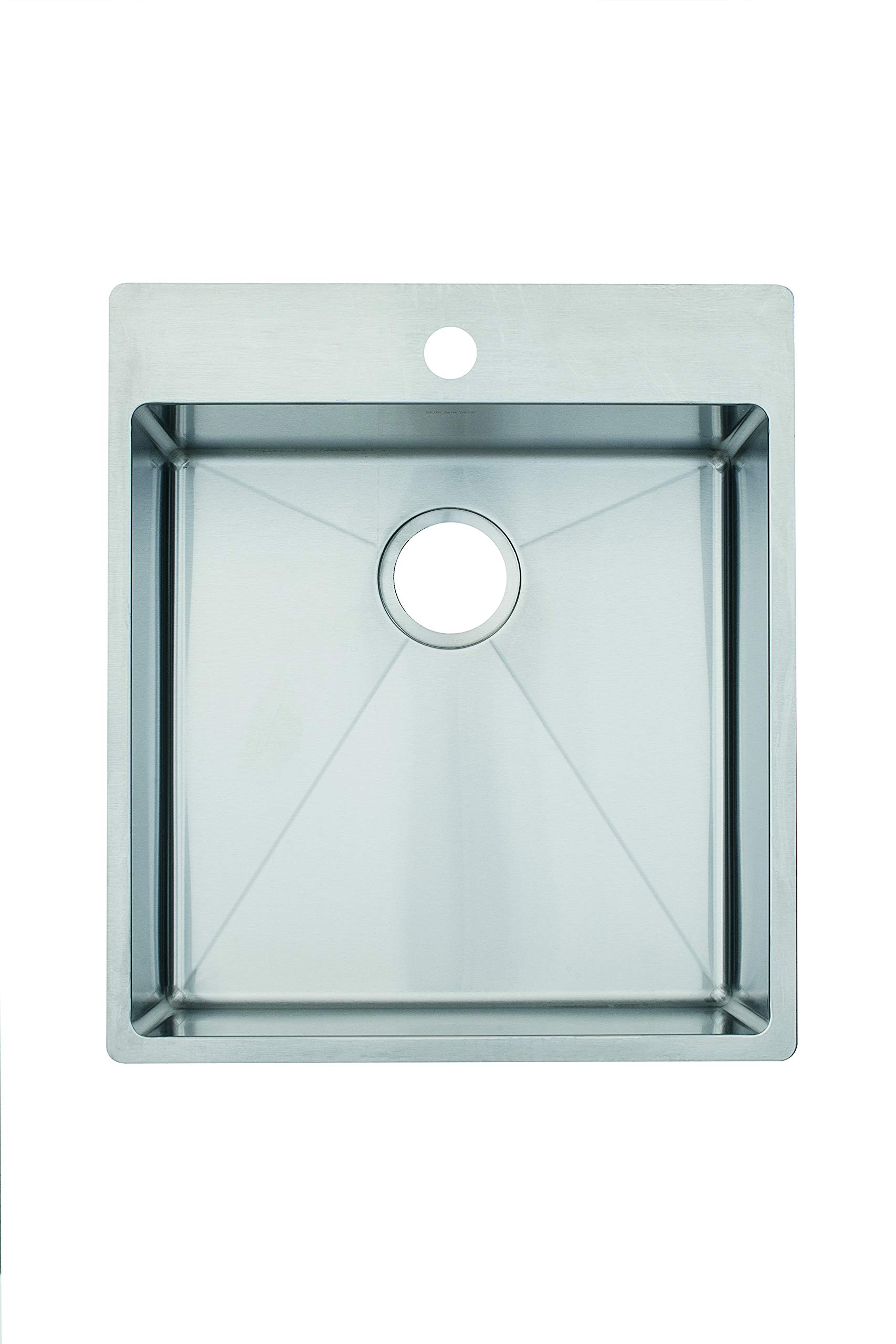 Franke HTS2022-1 19.5 Inch Stainless Steel Kitchen Sink - Durable Undermount Sink for Modern Homes, Perfect for Food Prep & Dishwashing