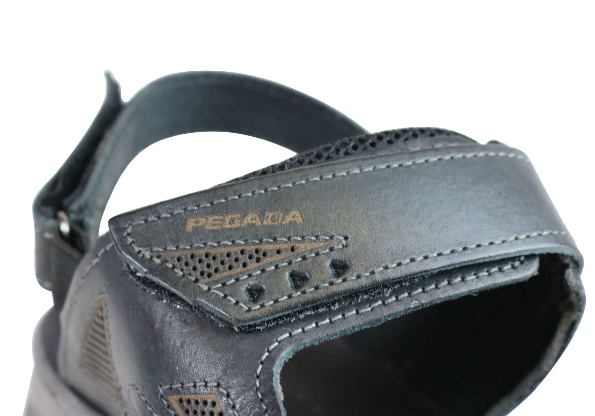 Jeff Men's Genuine Leather Comfortable Cushioned Sandals - Handmade in Brazil - Perfect for Beach, Vacation & Summer Outdoor Activities