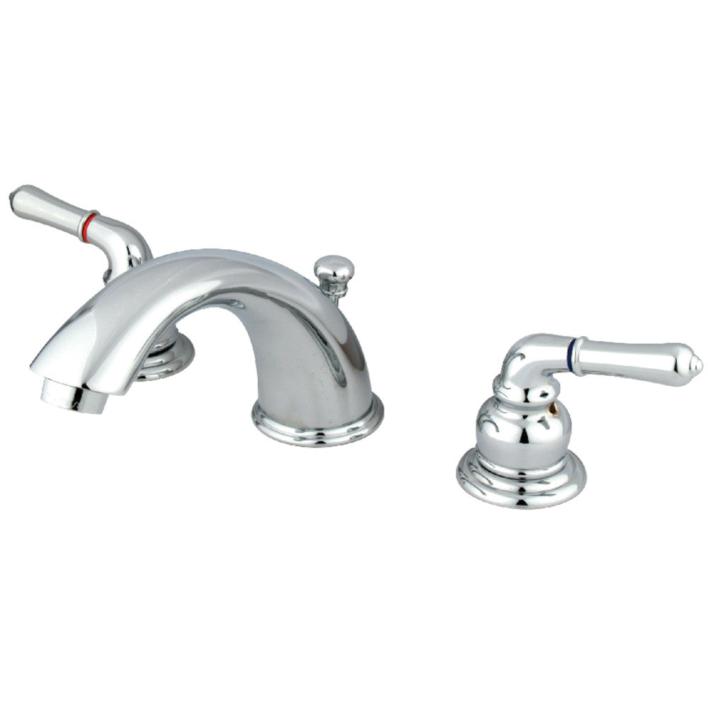 Kingston Brass GKB963 Widespread Bathroom Faucet - 8 Inch Centerset, Oil Rubbed Bronze Finish, High Arc Spout for Modern Bathroom Sink - Perfect for Bathroom Vanity, Guest Bath, and Powder Room Upgrades