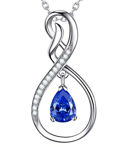 K September - Blue Sapphire Necklace