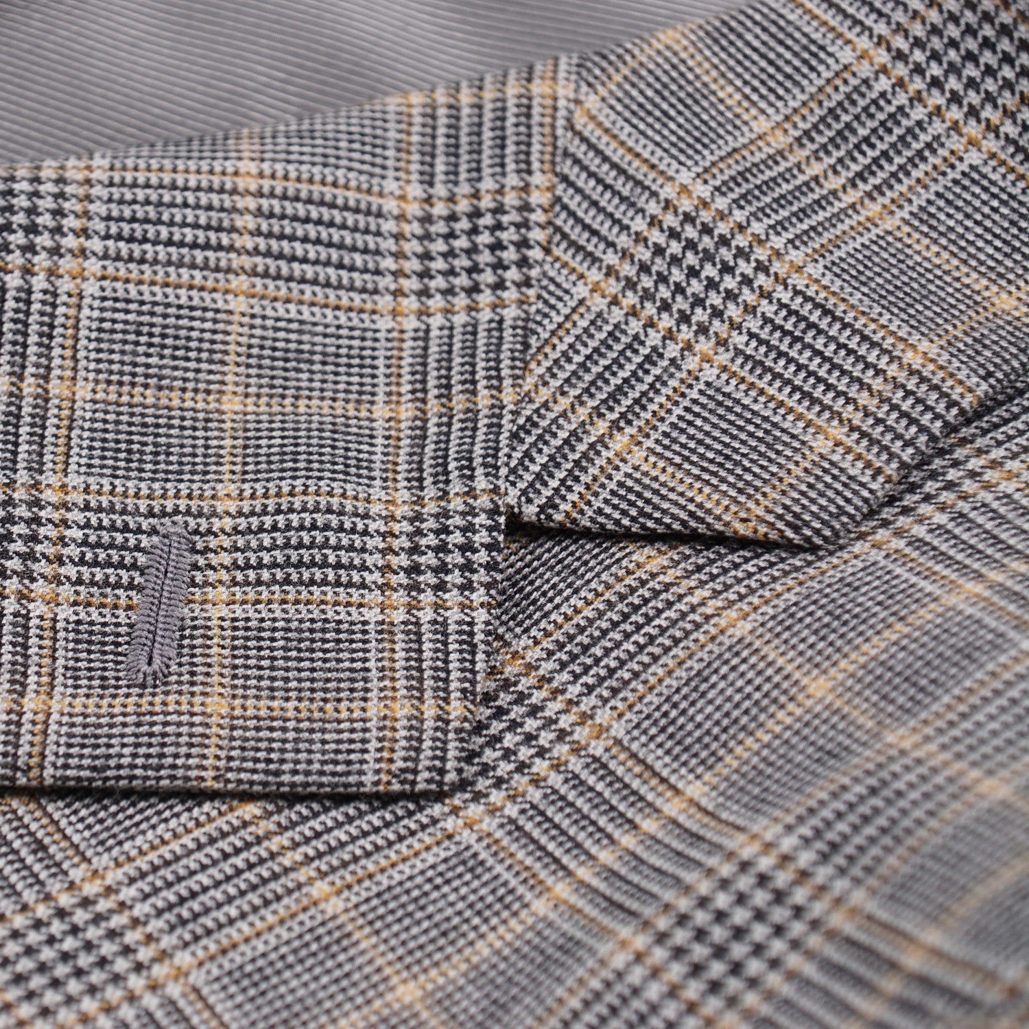 Cesare Attolini Men's Layered Check Soft Wool Suit - Premium Tailored Business & Formal Wear for Office & Special Occasions
