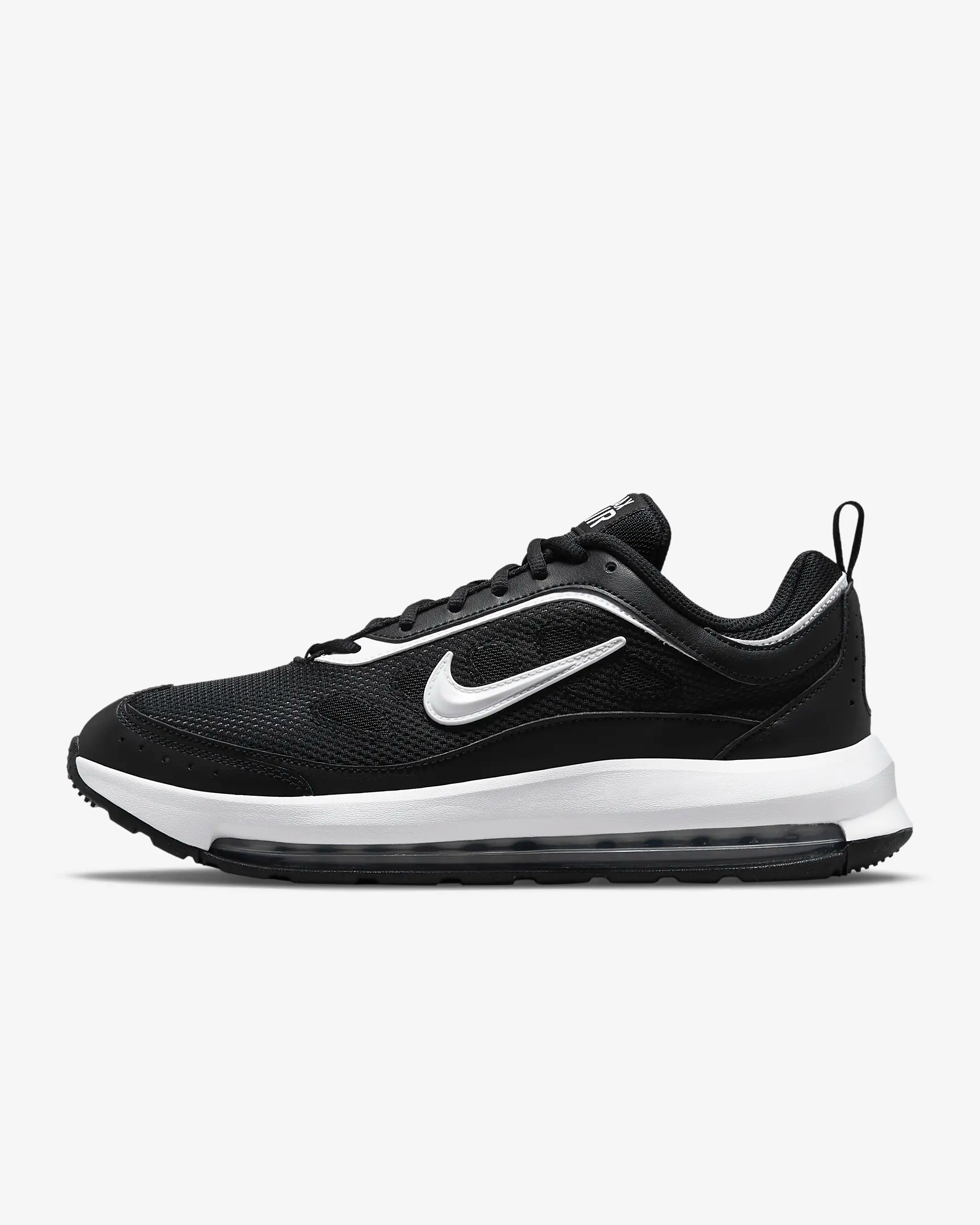 Nike Men's Air Max AP Running Shoes - Black/Bright Crimson/White - Lightweight Comfort for Jogging, Gym & Casual Wear