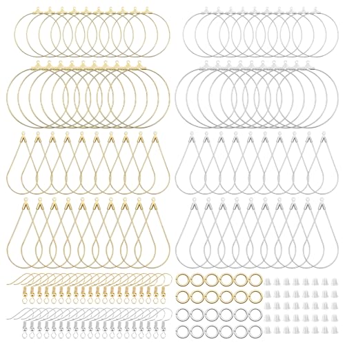 K Gold,White K;Teardrop,Round;380pcs;Style A