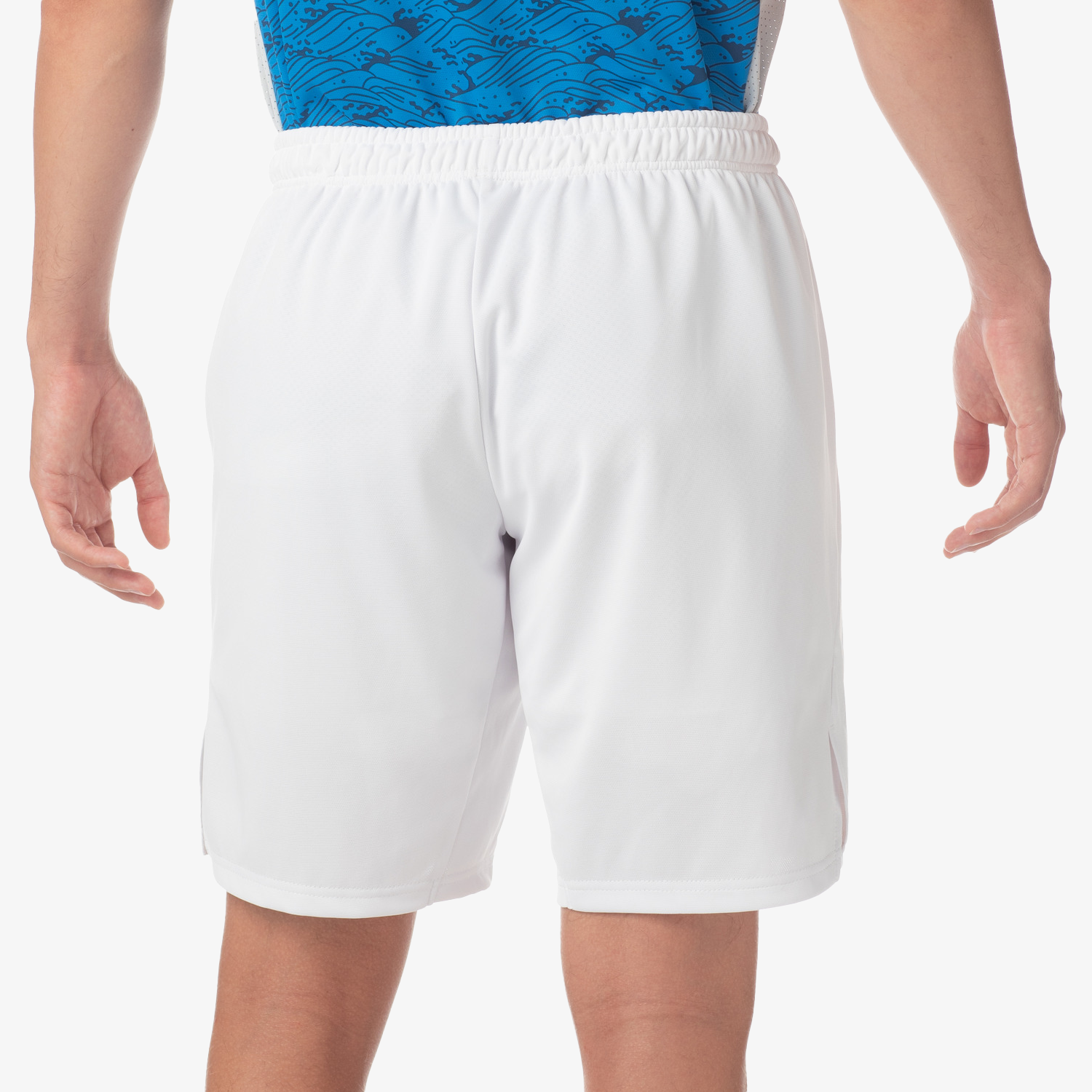 Yonex Men's Breathable Knit Shorts 15189 - White - Perfect for Tennis, Running & Gym Workouts