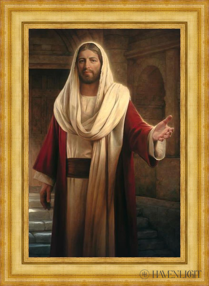 Come Follow Me by Howard Lyon - Inspirational Christian Art Print for Home, Church & Office Decor