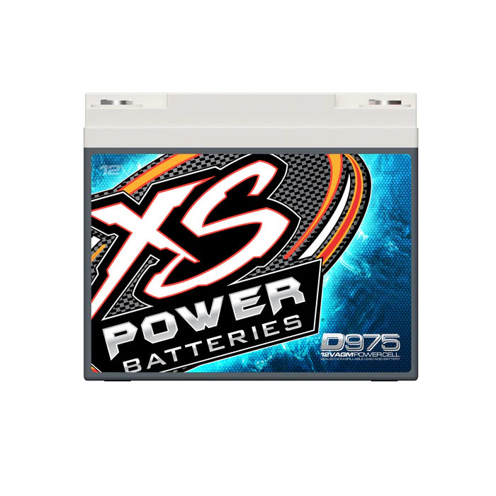 XS POWER D975 2000W AGM Deep Cycle Battery for Car Audio & Off-Grid Power - Perfect for Subwoofers, Amplifiers, and Solar Energy Storage Systems