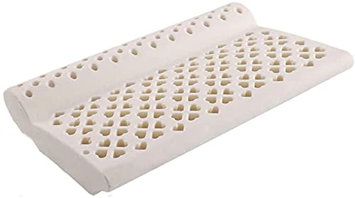 UJMIKO Orthopedic Neck Pillow - Natural Latex Foam Cervical Support Pillow with Venting Holes for Back, Side & Stomach Sleepers | Ergonomic Round Roll Neck Headrest for Pain Relief & Better Sleep | Perfect for Travel, Office & Home Use