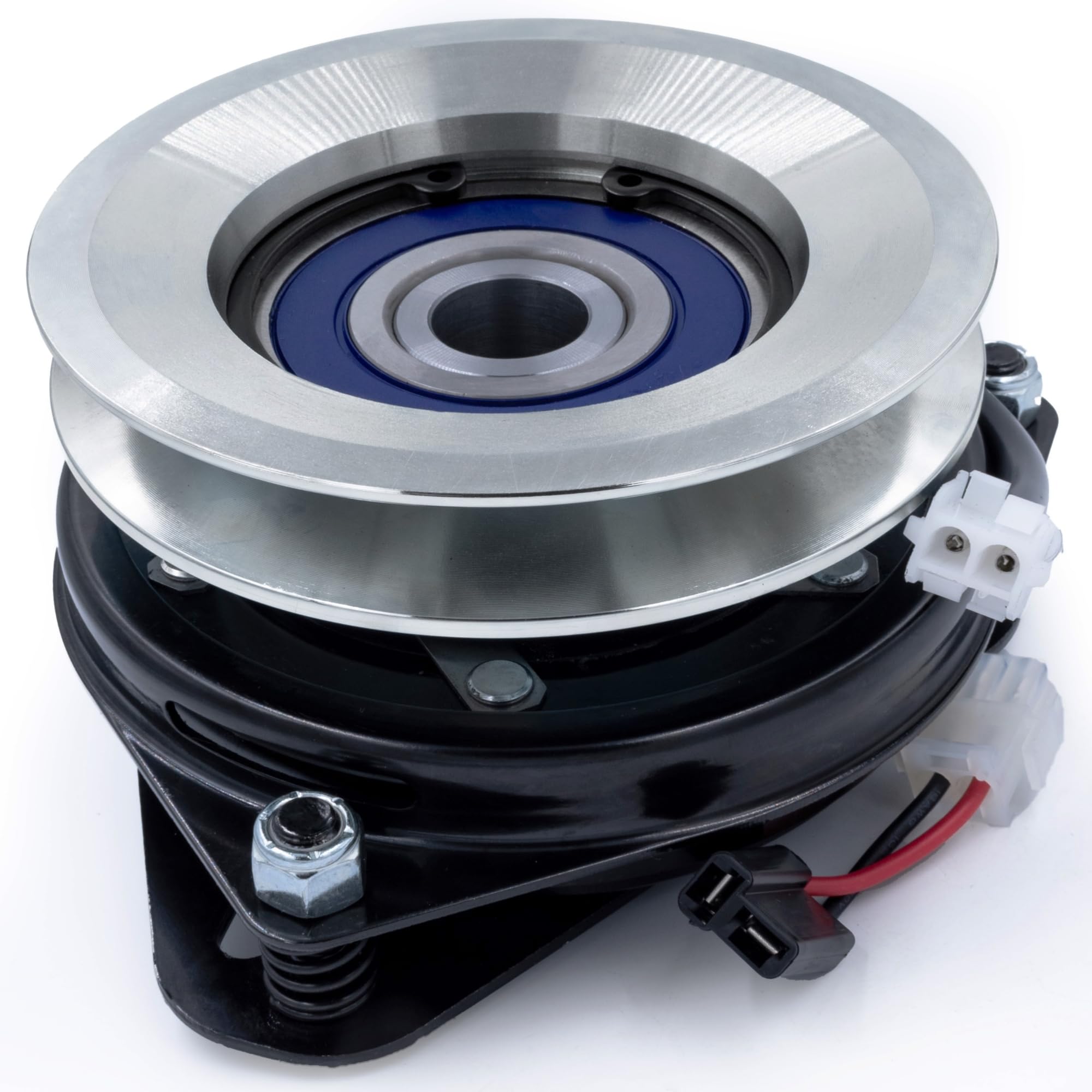 HD Switch BIG Bearing Hi-Torque 110 ft-lb (OEM 95) Billet Pulley PTO Clutch 1687296SM 1686883SM 1736105SM for Snapper, Simplicity, Massey Ferguson, Allis Chalmers, AGCO & Ogura Electric - Perfect for Lawn Tractors, Mowers & Agricultural Equipment