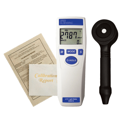 Professional UV Light Meter for UVA, UVB & UVC Measurement - Accurate Recertified Device for Home, Lab & Industrial Use