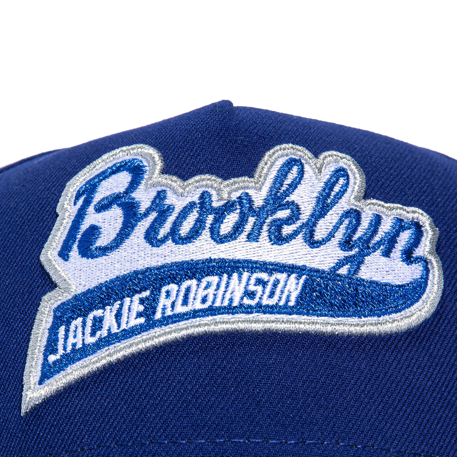 New Era 9Forty A-Frame Brooklyn Dodgers Jackie Robinson Script Snapback Hat - Royal Blue Baseball Cap for Men & Women - Perfect for Sports Fans, Casual Wear & Gift Giving