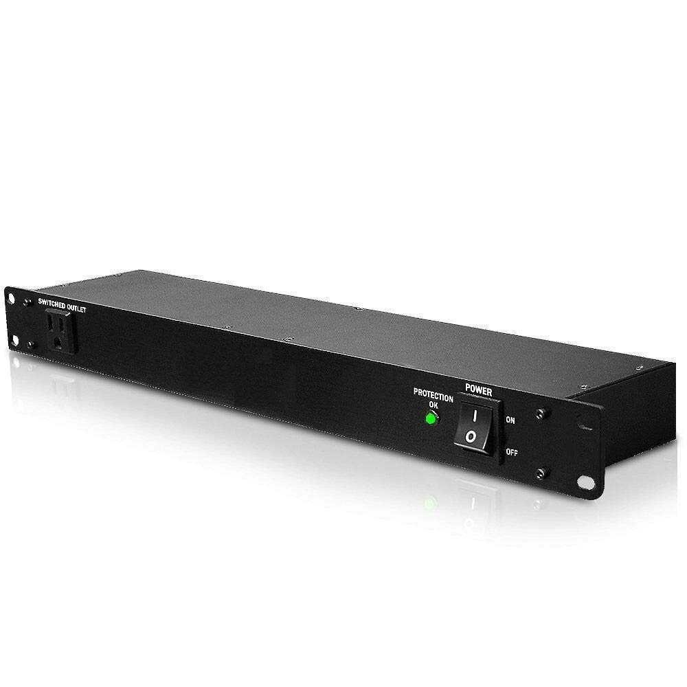 FidgetGear PCO850 15 Amp Power Conditioner with Rack Mountable Power Strip - Professional Audio/Video Equipment Power Protection for Studio, Stage & Home Theater Use