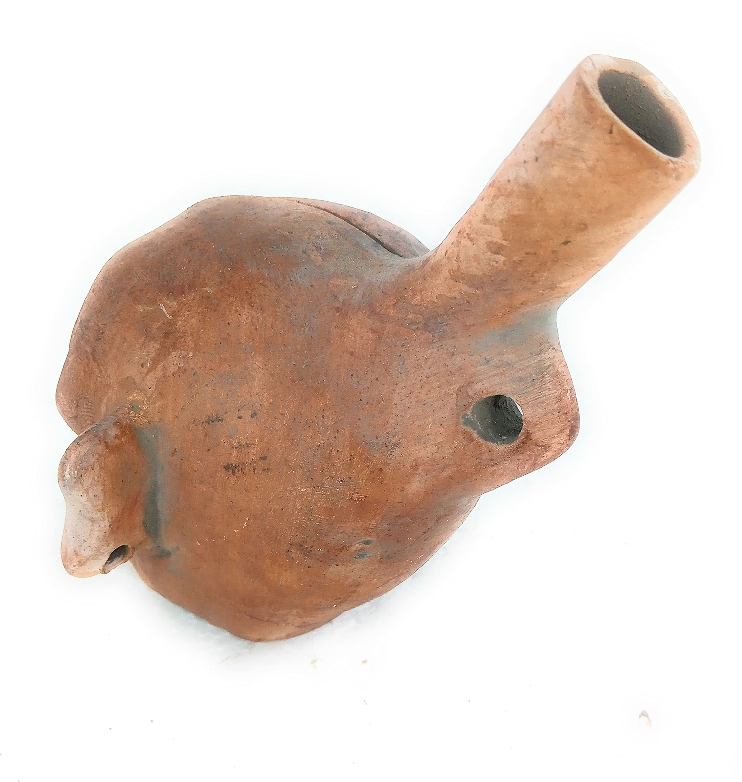 Aztec Death Whistle - Mictlantecuhtli God of the Dead Halloween Prop | Authentic Mexican Pre-Hispanic Craft | Scary Scream Sound Effect for Haunted Houses & Rituals