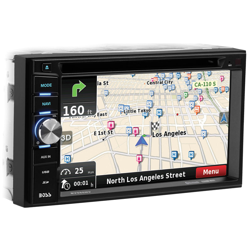 Boss Audio Elite BV960NV Car Stereo with Bluetooth, Touchscreen, and GPS Navigation - Perfect for Road Trips and Daily Commutes