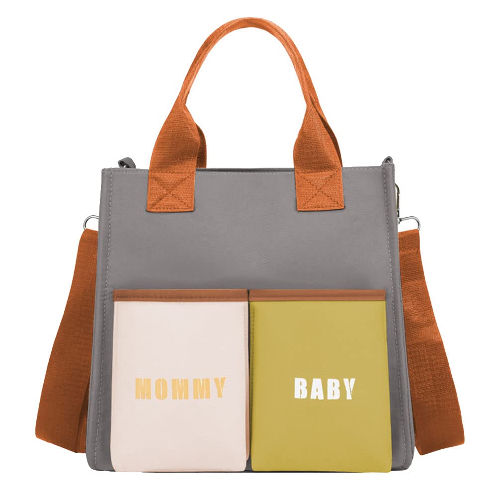 **Mrisata Large Capacity Portable Mummy Bag – Multifunctional Baby Changing Diaper Bag with Shoulder Strap for Travel, Outings & On-the-Go Parents**