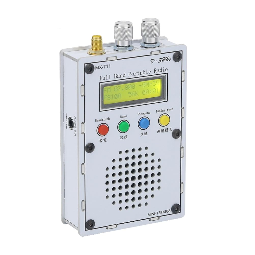 DESHIBO MX711 Mini Portable AM/FM/SW Radio - High Sensitivity TEF6686 Chip, Full Band Coverage | Perfect for Camping, Emergency Preparedness & Outdoor Adventures