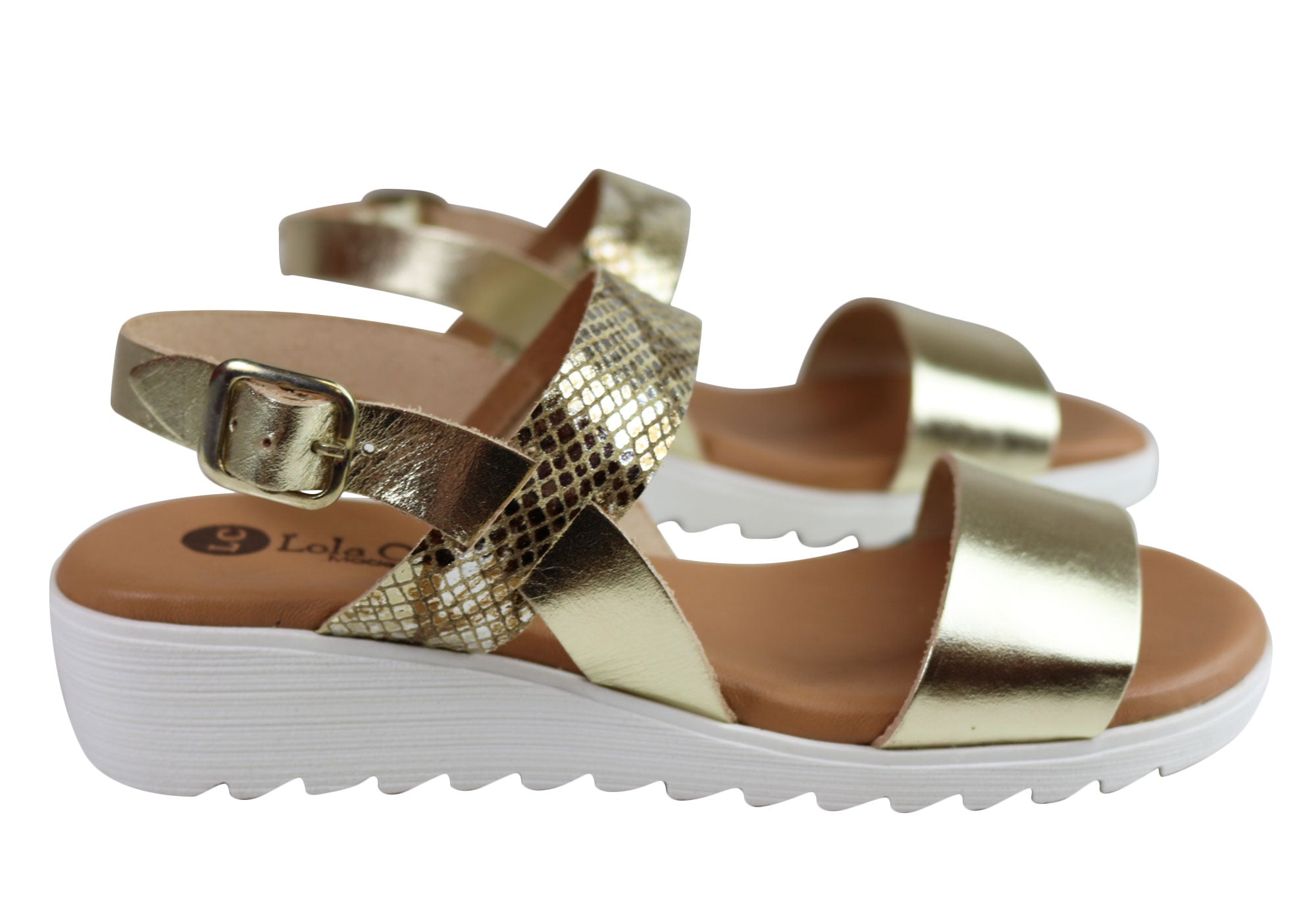 Lola Canales Gab Women's Comfortable Soft Leather Sandals - Handmade in Spain - Perfect for Summer, Beach & Casual Outings