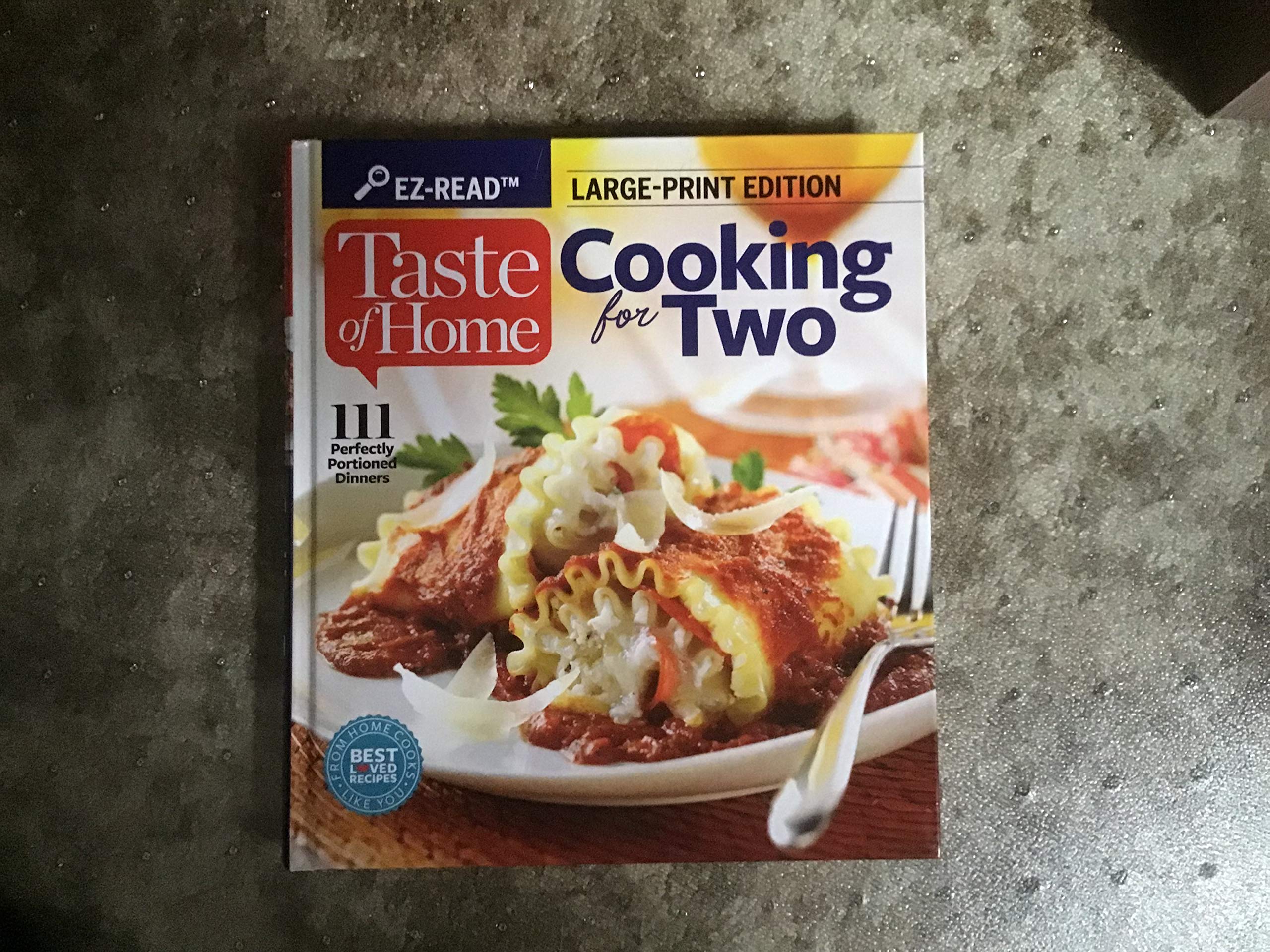 Taste of Home Cooking for Two - EZ Read Large Print Edition | Easy Recipes for Couples & Small Families | Perfect for Date Nights & Cozy Dinners