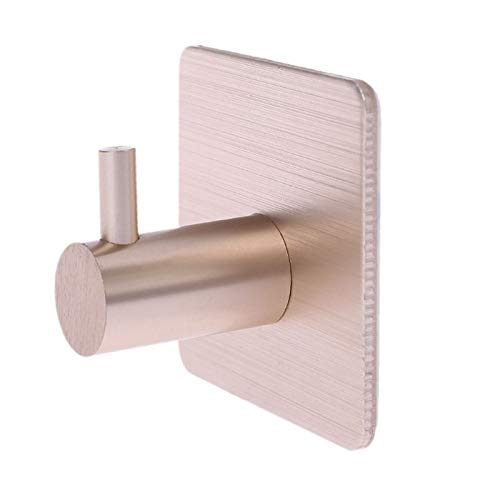 Strong Adhesive Wall Hooks - Heavy Duty Sticky Hooks for Towels, Coats & Decor - Waterproof Bathroom & Kitchen Organizers - Perfect for Hanging Robes, Keys & Utensils in Home, Office & Dorm Rooms