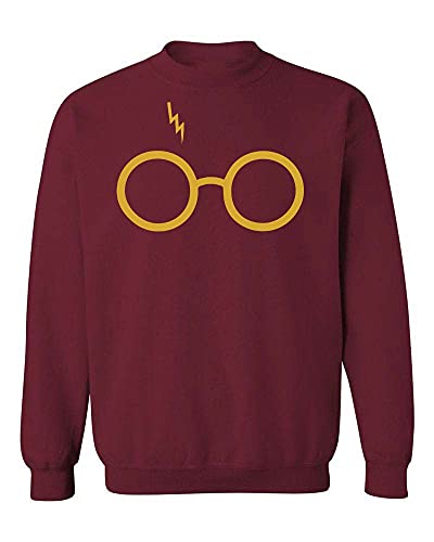 Maroon /Gold Glasses