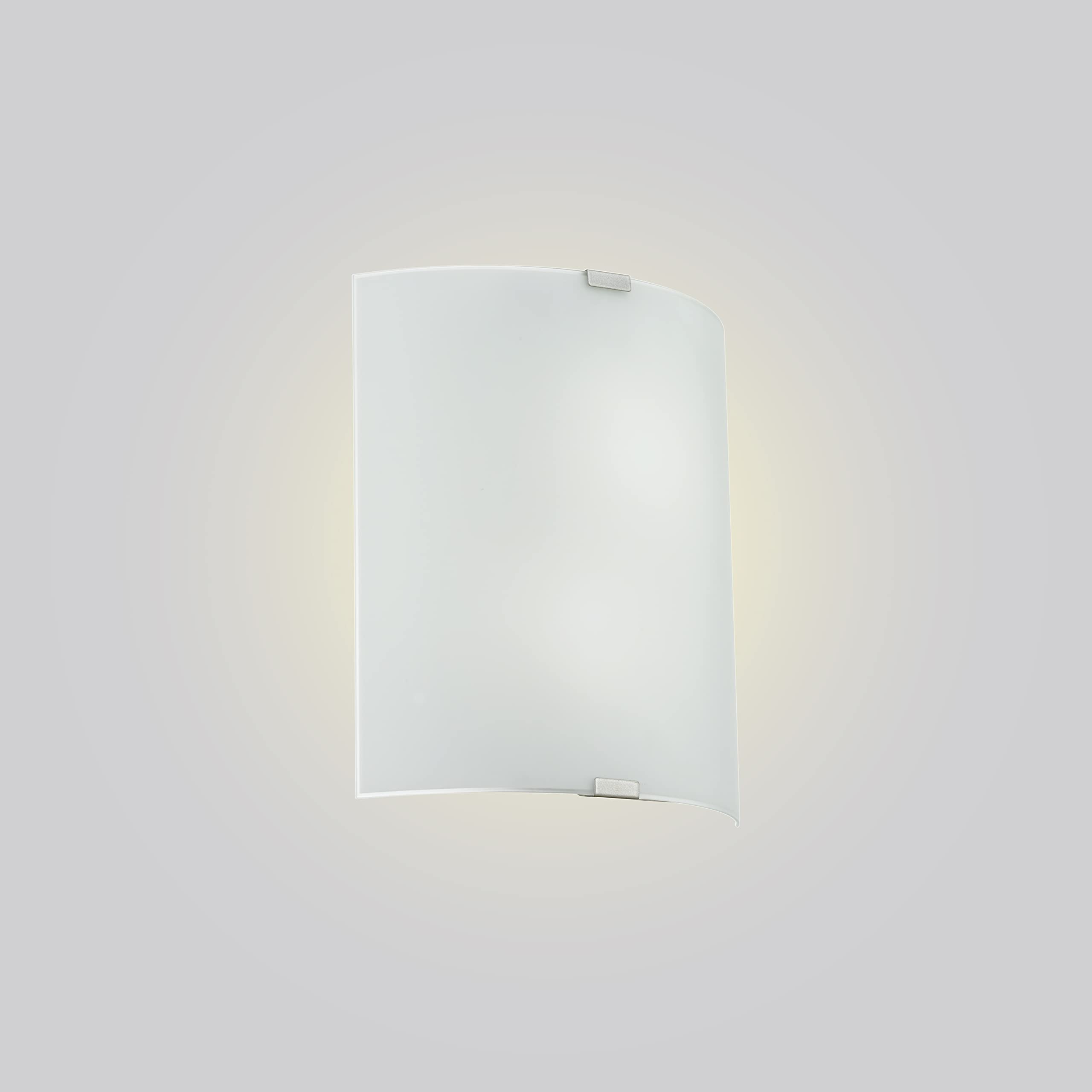 EGLO Grafik 1-Light Modern Vanity Light - Dimmable LED Wall Sconce for Bathroom Mirror, Hallway & Fireplace - Clear Glass Shade, 14W Energy Efficient - Perfect for Makeup Vanity, Bedroom Accent & Entryway Lighting