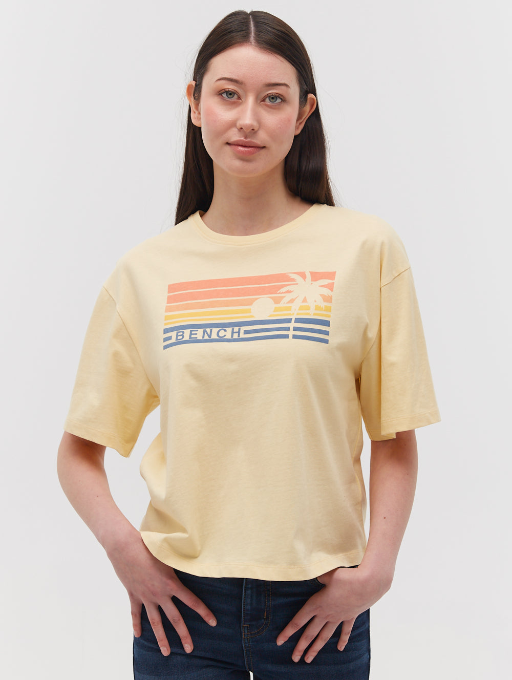 Bray Sunset Graphic T-Shirt for Men & Women | Vintage Sunset Print Cotton Tee | Casual Wear for Beach, Travel & Street Style
