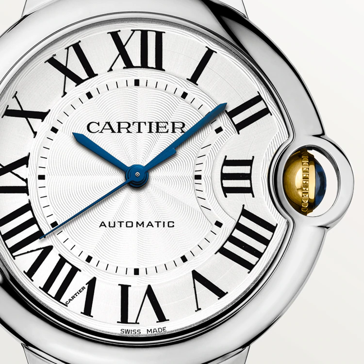 Cartier Ballon Bleu 33mm Women's Watch - Stainless Steel & Rose Gold Luxury Timepiece for Women | Perfect for Business, Formal Events & Everyday Elegance