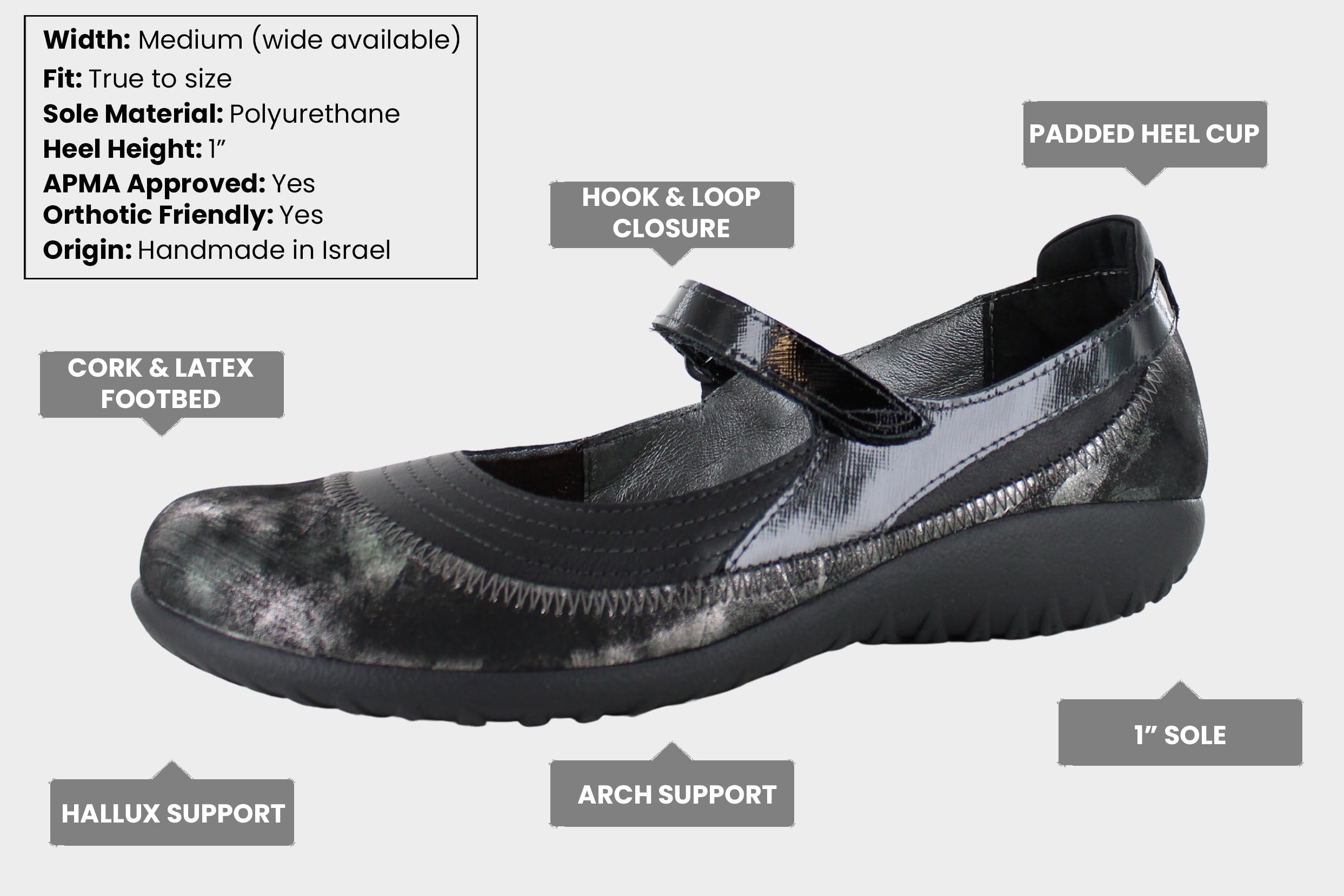 NAOT Kirei Women's Comfortable Sandals - Lightweight & Supportive for Walking, Travel, and Everyday Wear