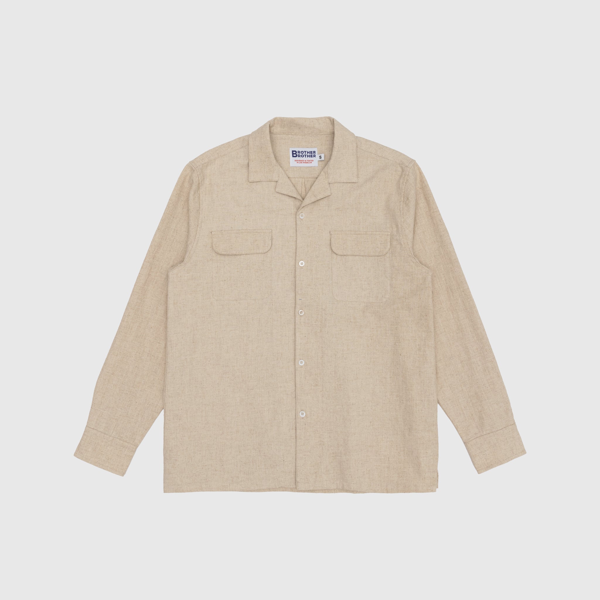 LS Camp Collar Shirt - Stylish Casual Button Down Shirt for Men | Perfect for Outdoor Adventures, Travel & Summer Wear