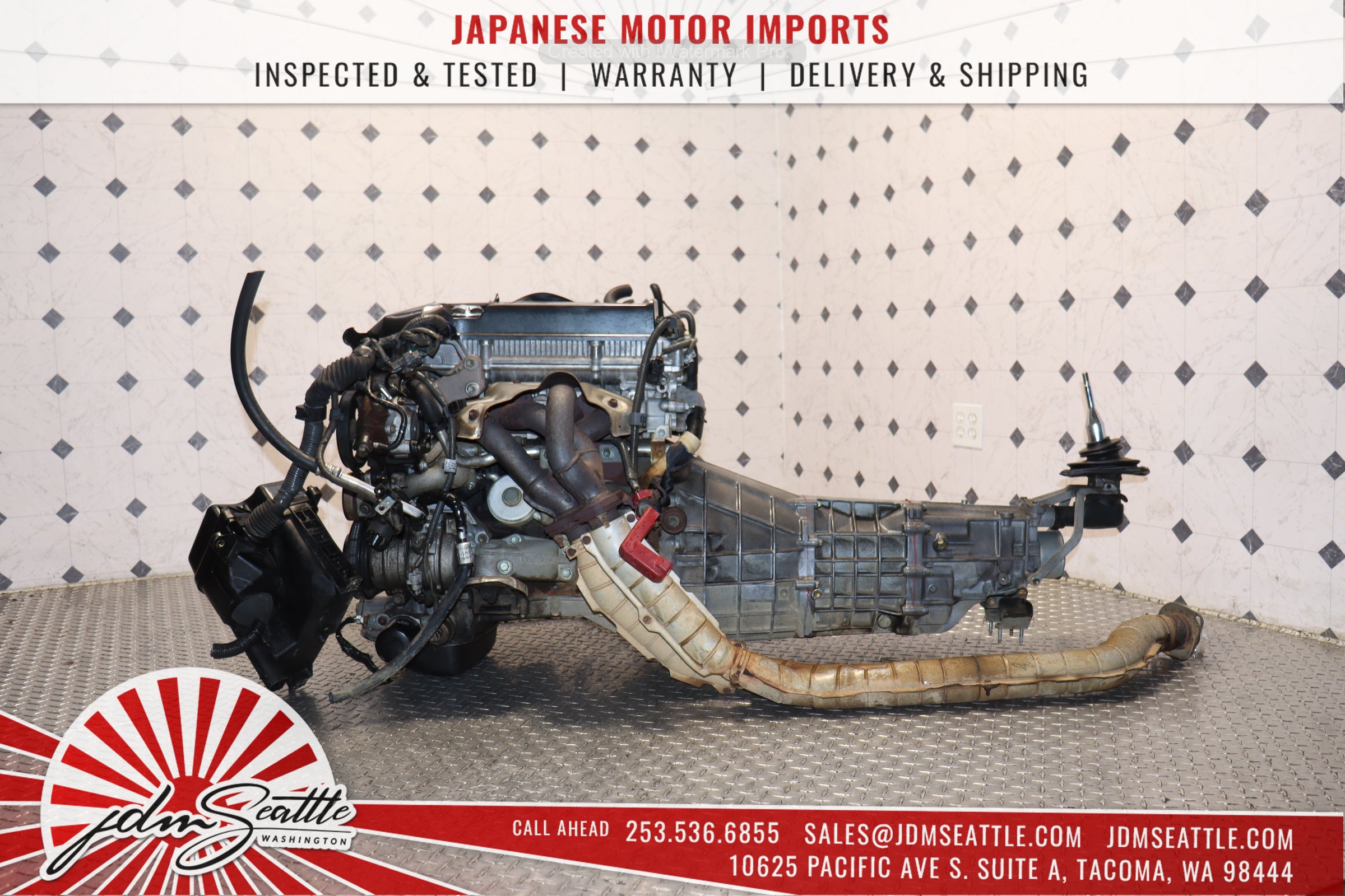 JDM BEAMS 3SGE TOYOTA ALTEZZA IS300 VVTI Engine with 6-Speed Manual Transmission - Performance Upgrade for Racing & Drifting