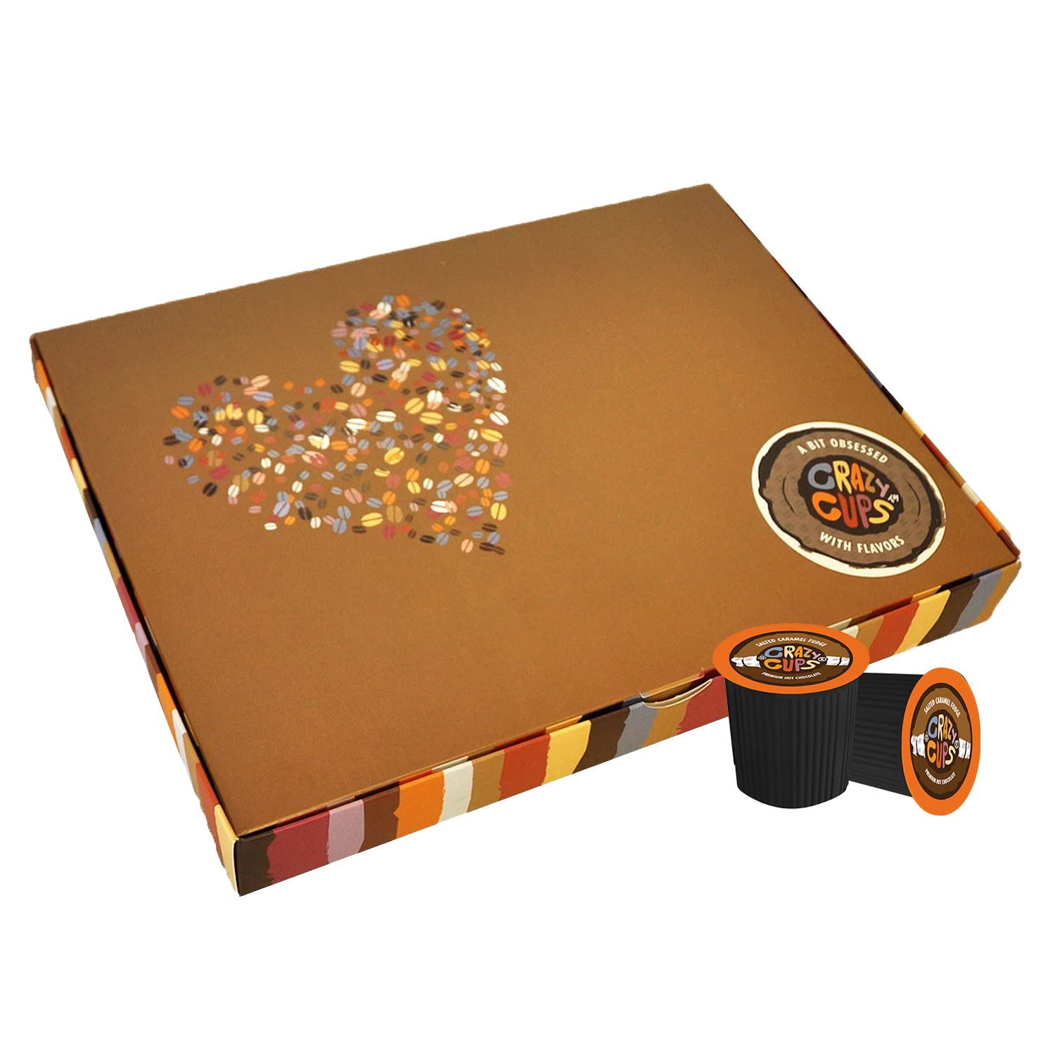Deluxe Holiday Hot Chocolate Gift Set - 30 Assorted Flavored Keurig K-Cups for Single Serve Hot Cocoa, Recyclable Pods Compatible with Keurig Machines - Perfect for Christmas Gifts, Office Treats & Cozy Winter Nights