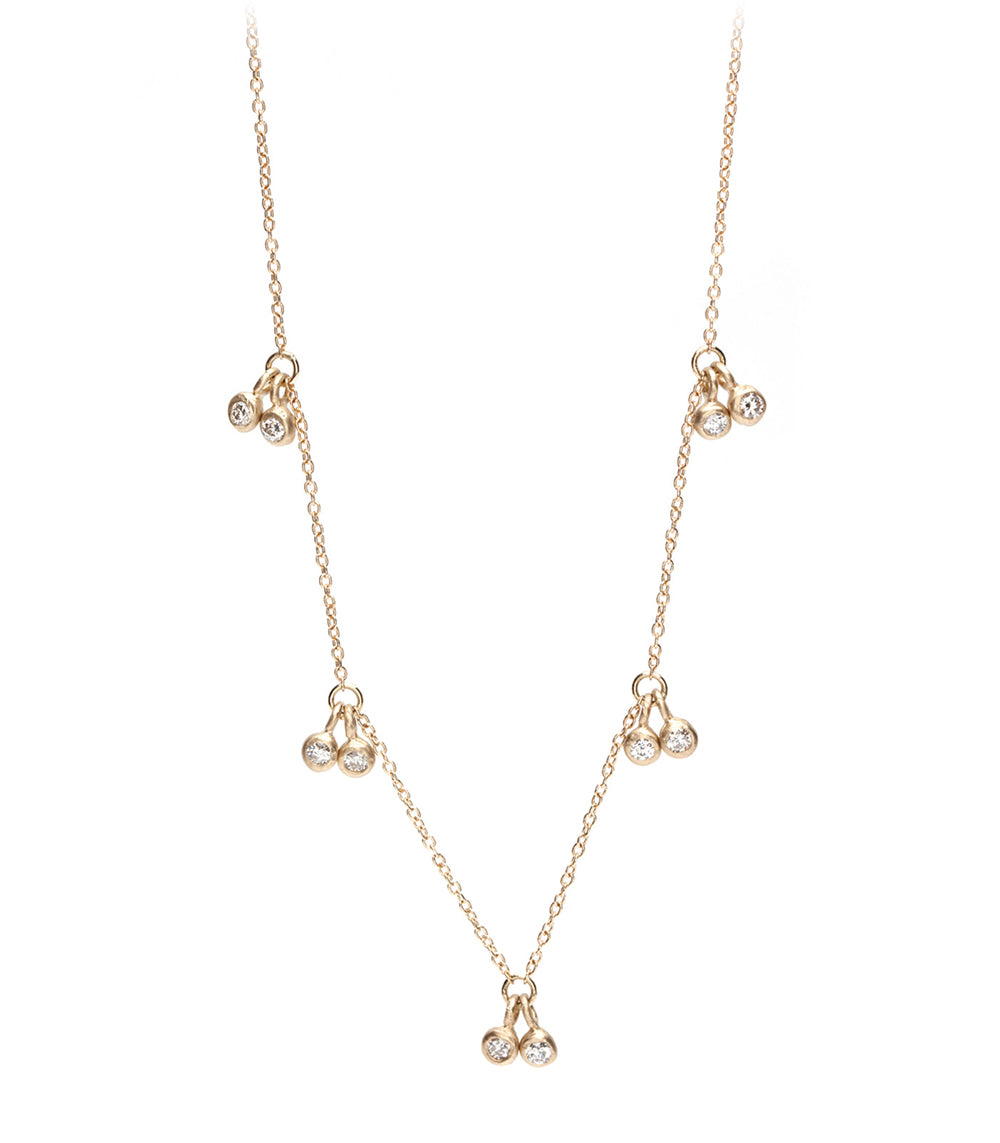 Elegant Cherry Pendant Necklace for Women - Dainty Gold Plated Jewelry Gift for Her - Perfect for Valentine's Day, Anniversary & Everyday Wear