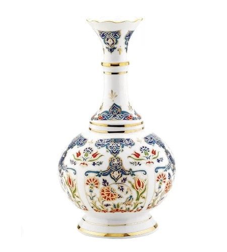 Hand Painted Blue and White Porcelain Vase - Traditional Chinese Ceramic Decorative Vase for Home Decor, Wedding Centerpiece, or Luxury Gift