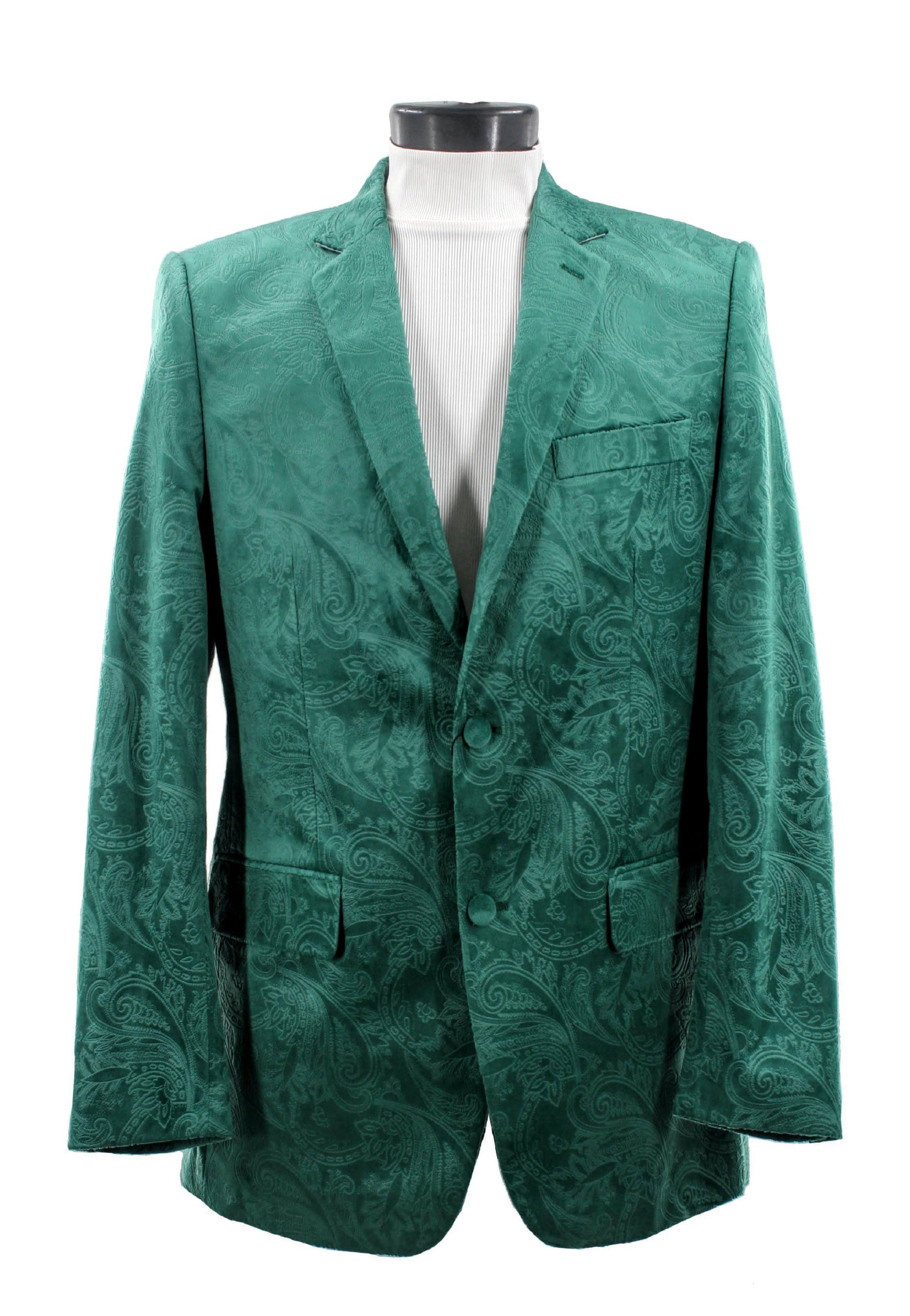 Bassiri Men's Slim Fit Blazer J1044 H Green - Stylish Business Casual Jacket for Office, Weddings & Formal Events
