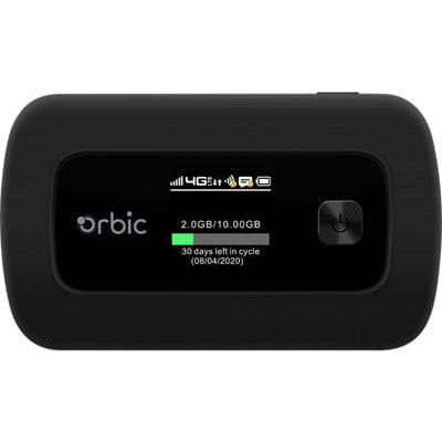 Orbic Speed RC400L Unlocked Mobile Hotspot for Verizon | 4G LTE WiFi Portable Router | Travel, Remote Work & Emergency Internet Access
