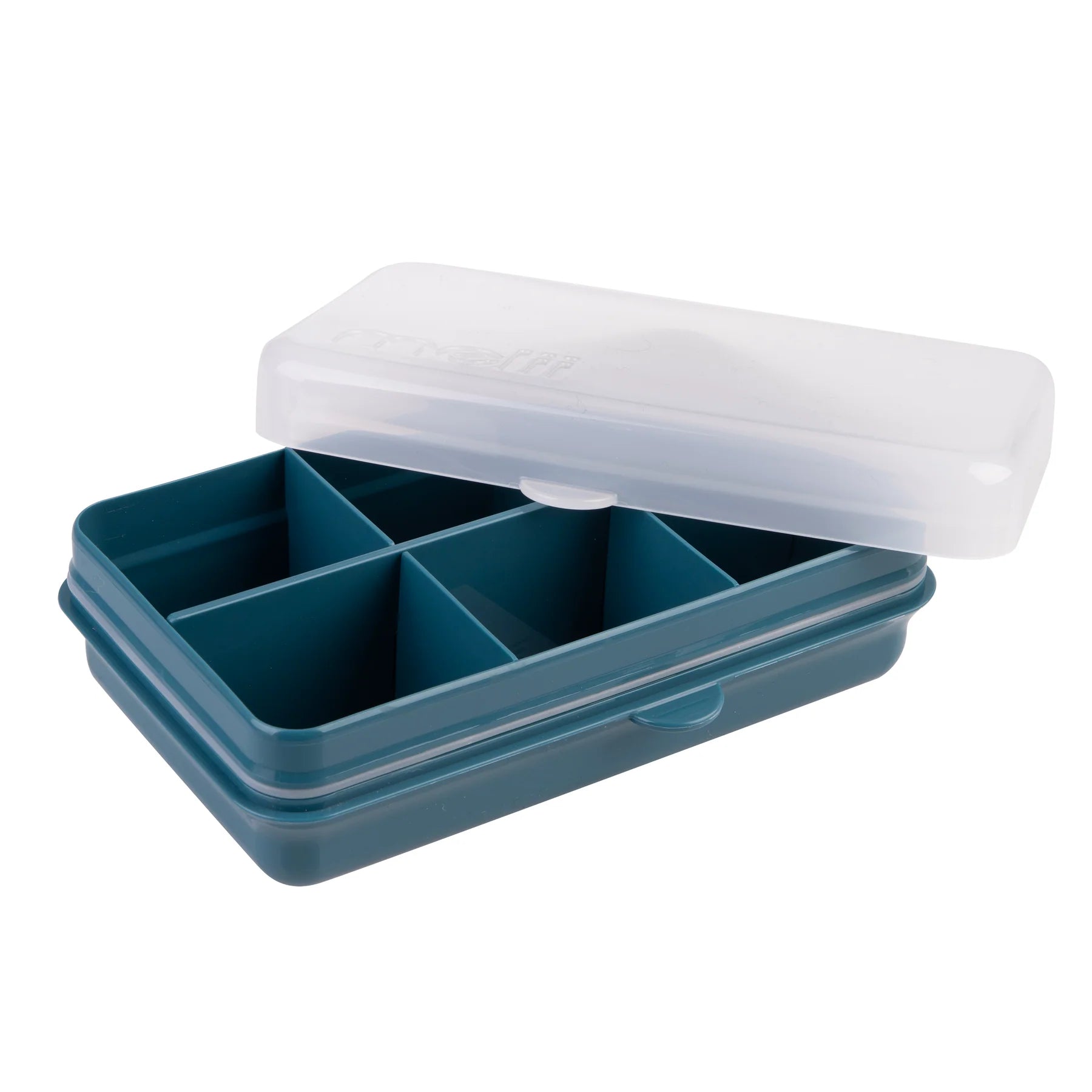 Melii Luxe Snackle Box MINI - Premium Portable Snack Container for Travel, Picnics & Parties (Blue) - Perfect for On-the-Go Snacking & Entertaining
