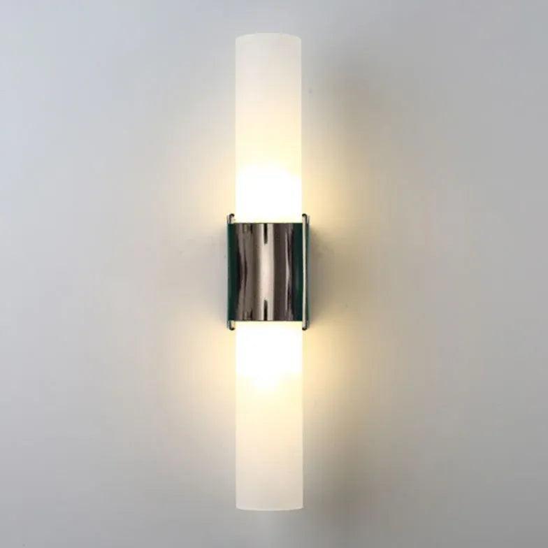 Modern Frosted Glass Wall Lights - Sleek & Energy-Efficient LED Sconces for Bedroom, Living Room, and Hallway Lighting Decor
