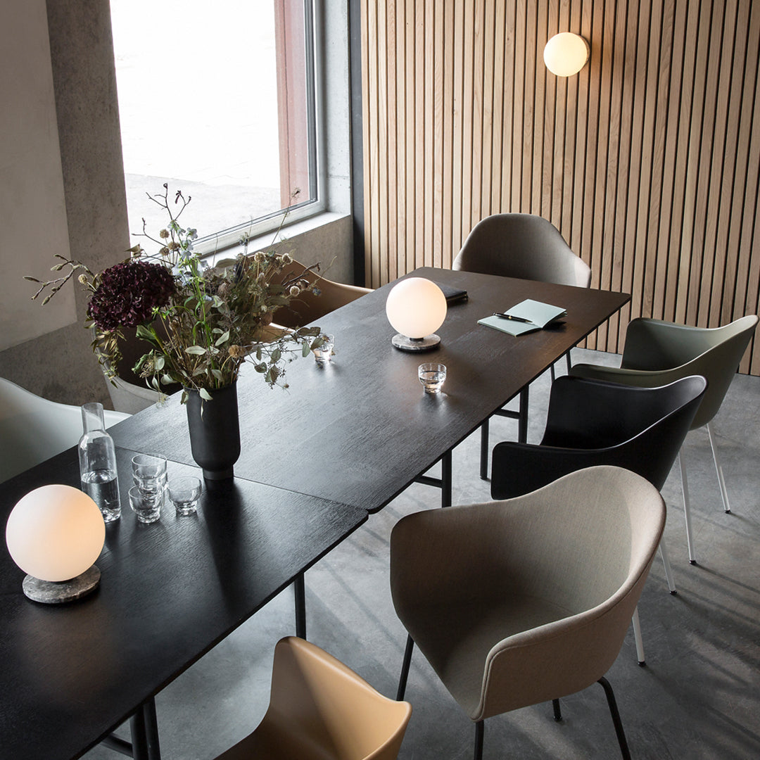 Norm Architects Harbour Chair by Menu - Modern Scandinavian Dining Chair for Home & Office - Perfect for Living Rooms, Dining Areas, and Workspaces