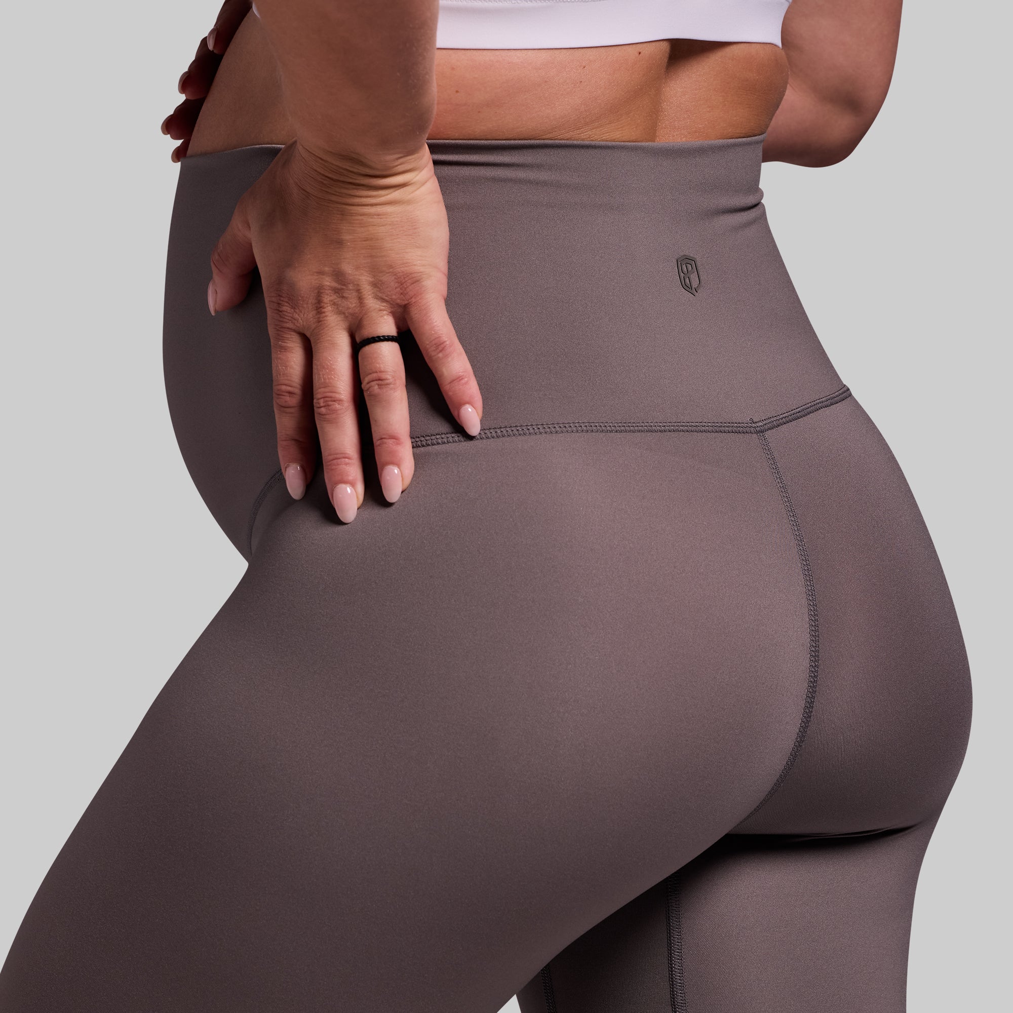 Best Maternity Leggings for Pregnancy - Soft & Stretchy Grey Yoga Pants - Perfect for Workouts, Lounging & Everyday Comfort
