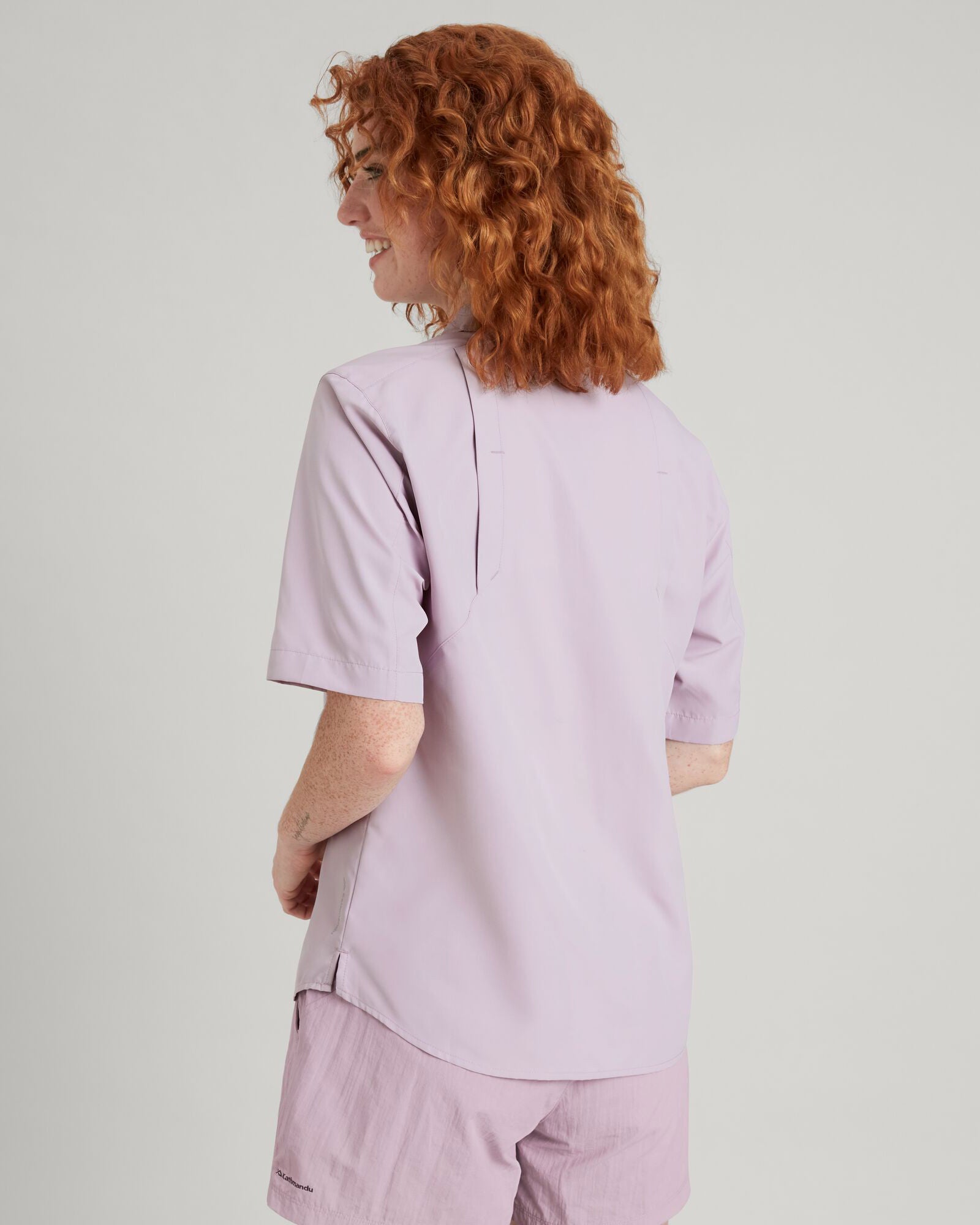 SUN Scout UPF 50+ Women's Short Sleeve Shirt - Lightweight Sun Protection Top for Hiking, Beach & Outdoor Activities | Lupin Field Design